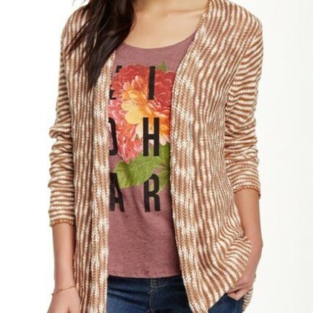 O'Neill Junior's Zane Striped Cardigan size S